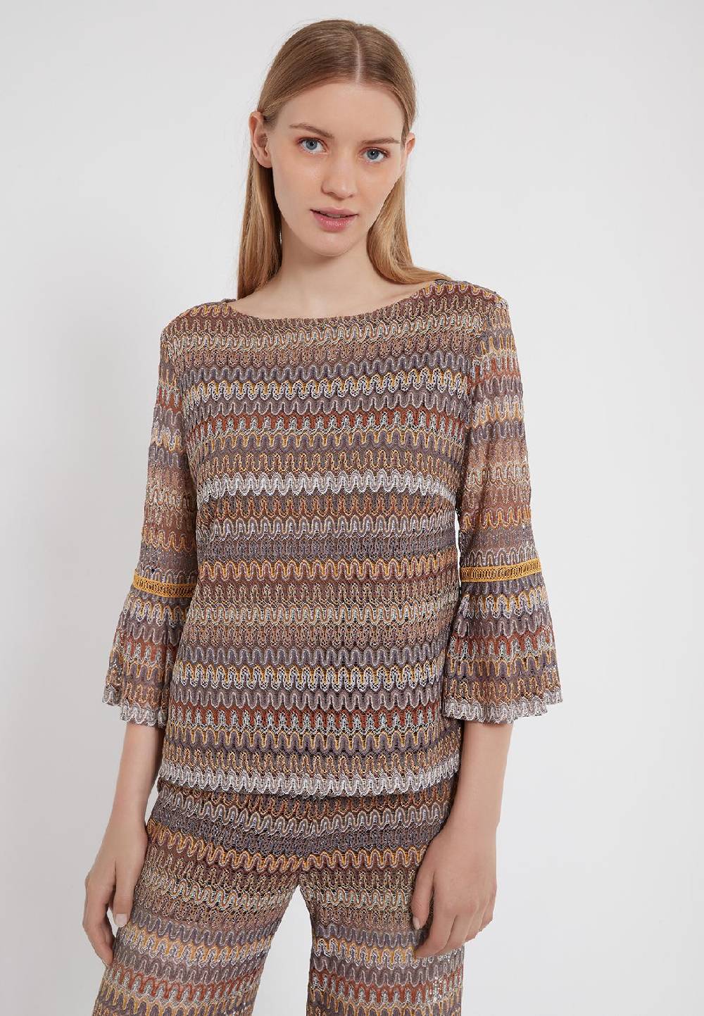 Ana Alcazar Strick Top Ziras