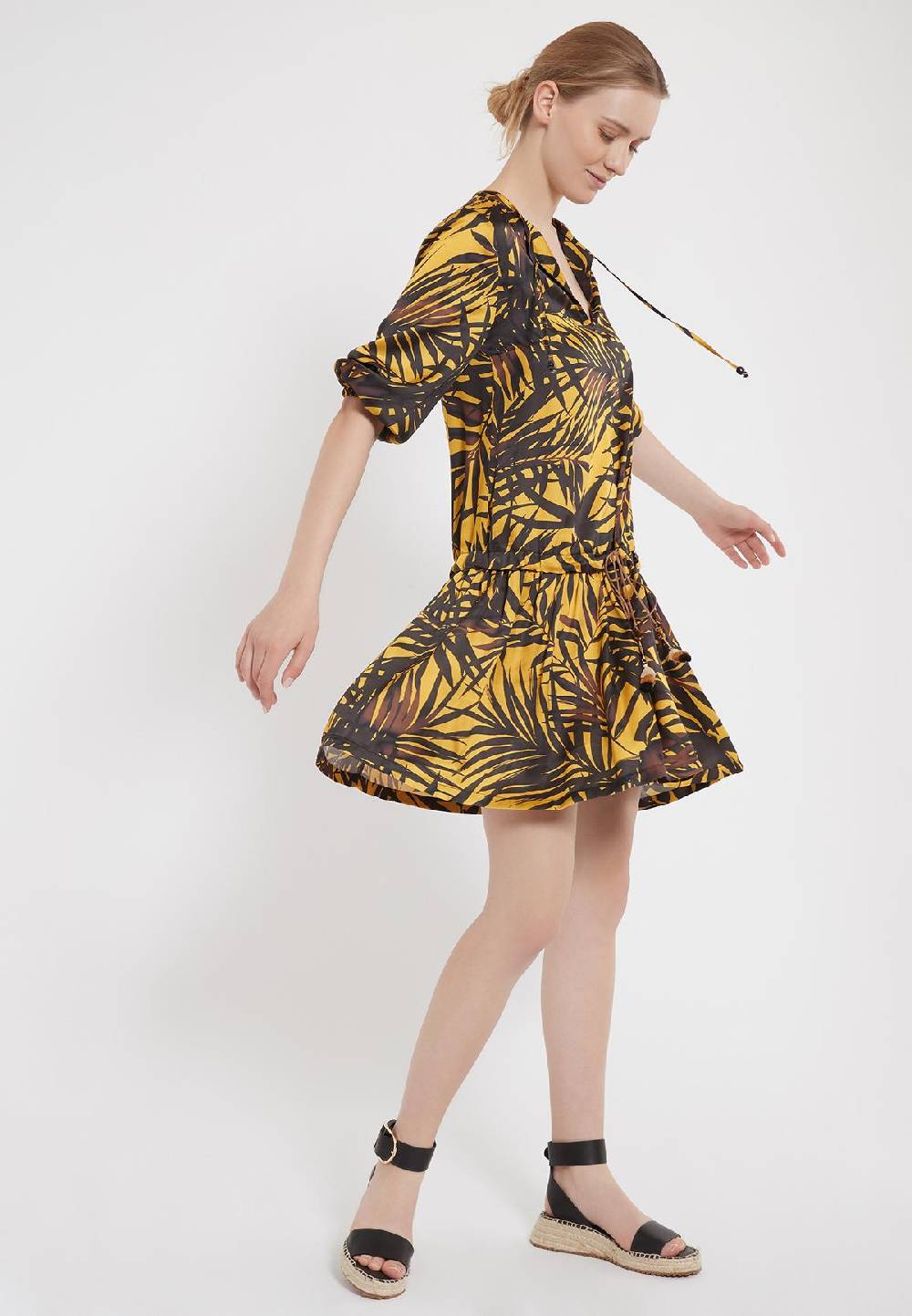 Ana Alcazar Volant Kleid Zabur