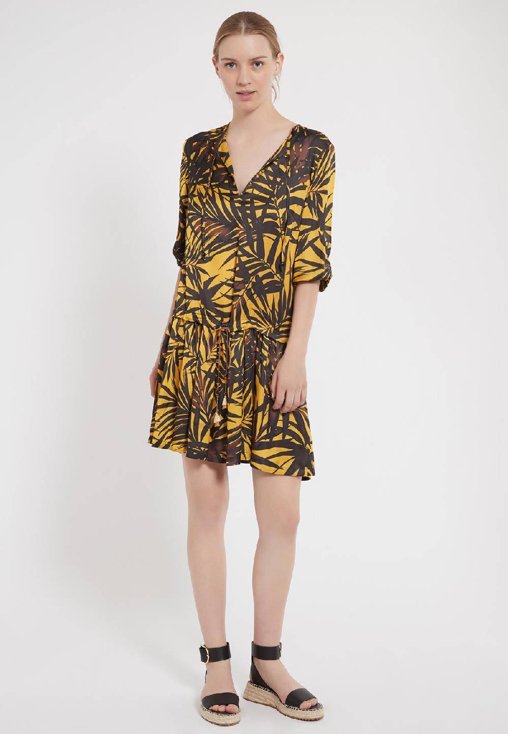 Ana Alcazar Volant Kleid Zabur