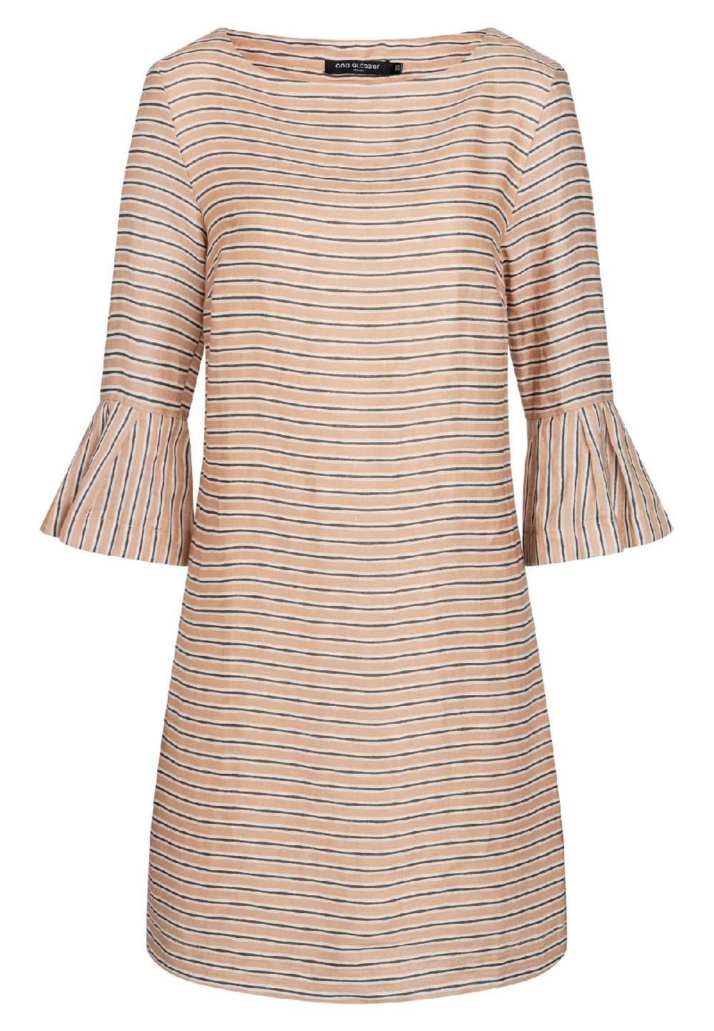 Ana Alcazar Volant Leinenkleid Zemos