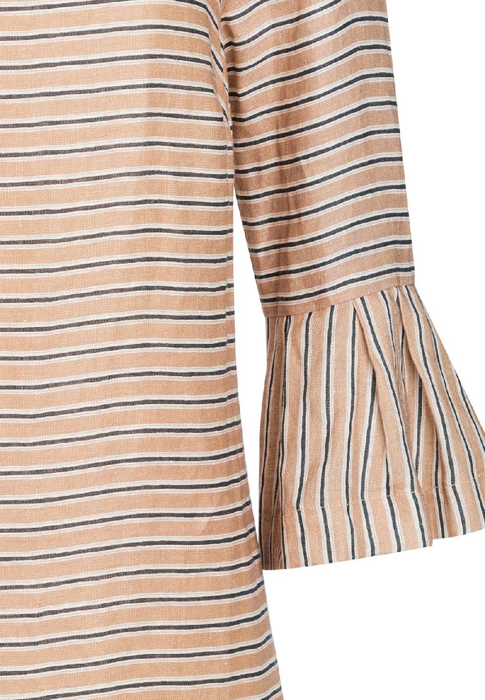 Ana Alcazar Volant Leinenkleid Zemos