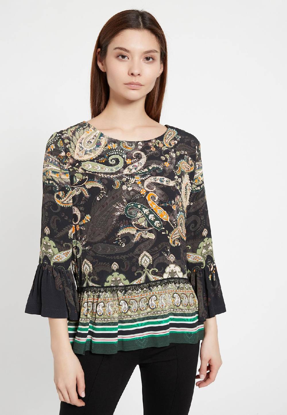 Ana Alcazar Volantbluse Balki