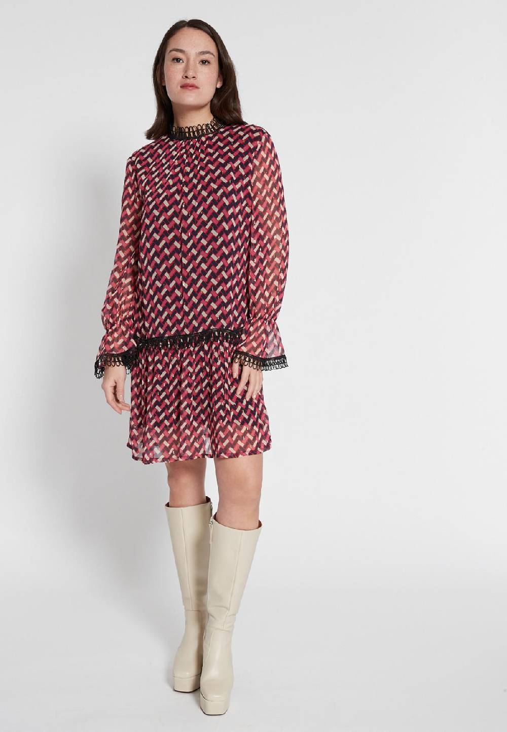 Ana Alcazar Volantkleid Hafyne