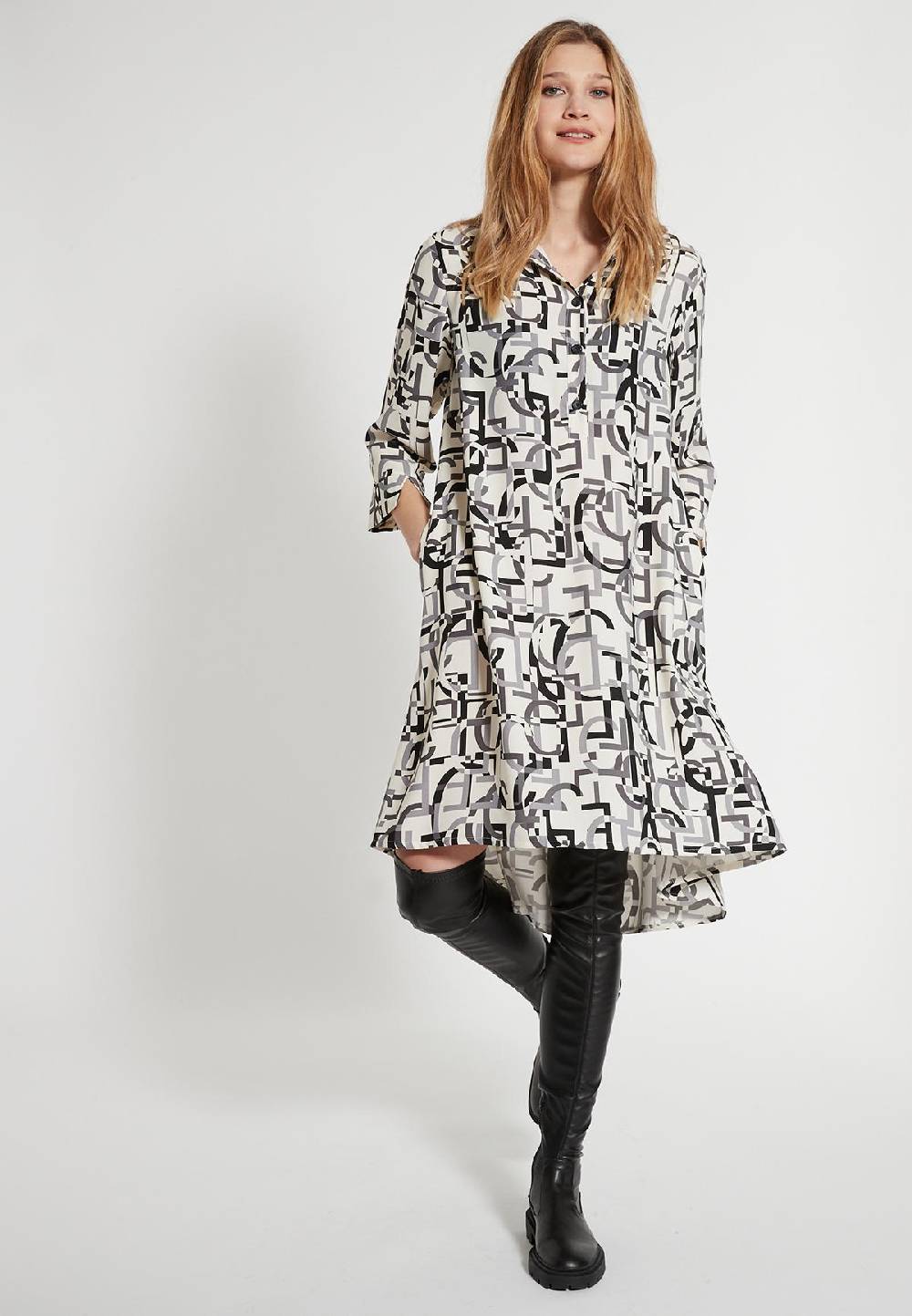 Ana Alcazar Weites Kleid Edena