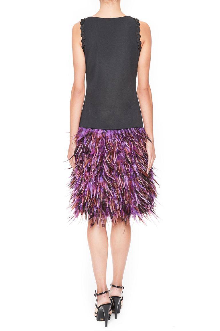 Ana Alcazar Black Label Federn Cocktailkleid Juvene