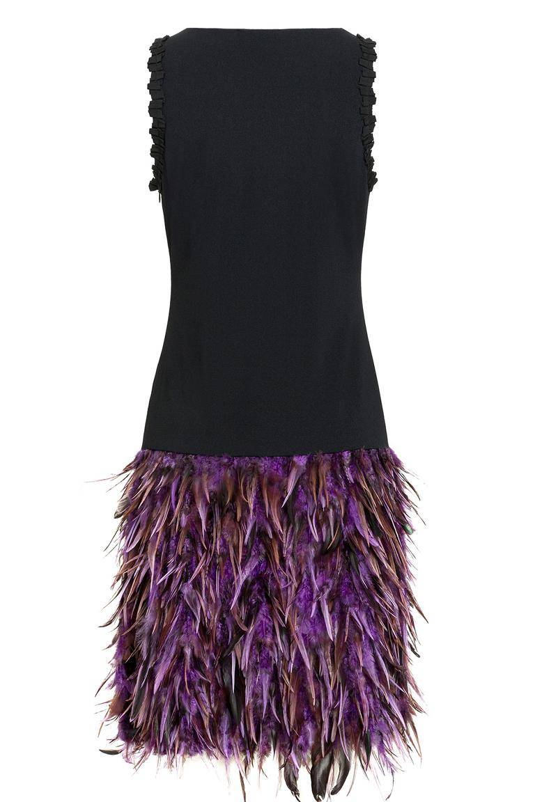 Ana Alcazar Black Label Federn Cocktailkleid Juvene