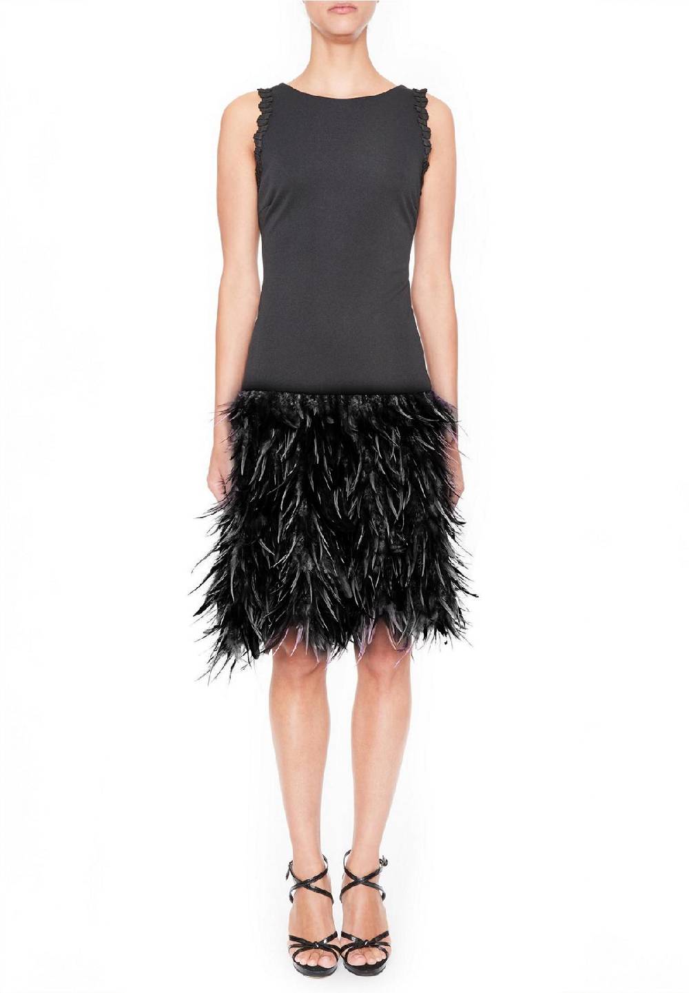 Ana Alcazar Black Label Federn Cocktailkleid Juvensy