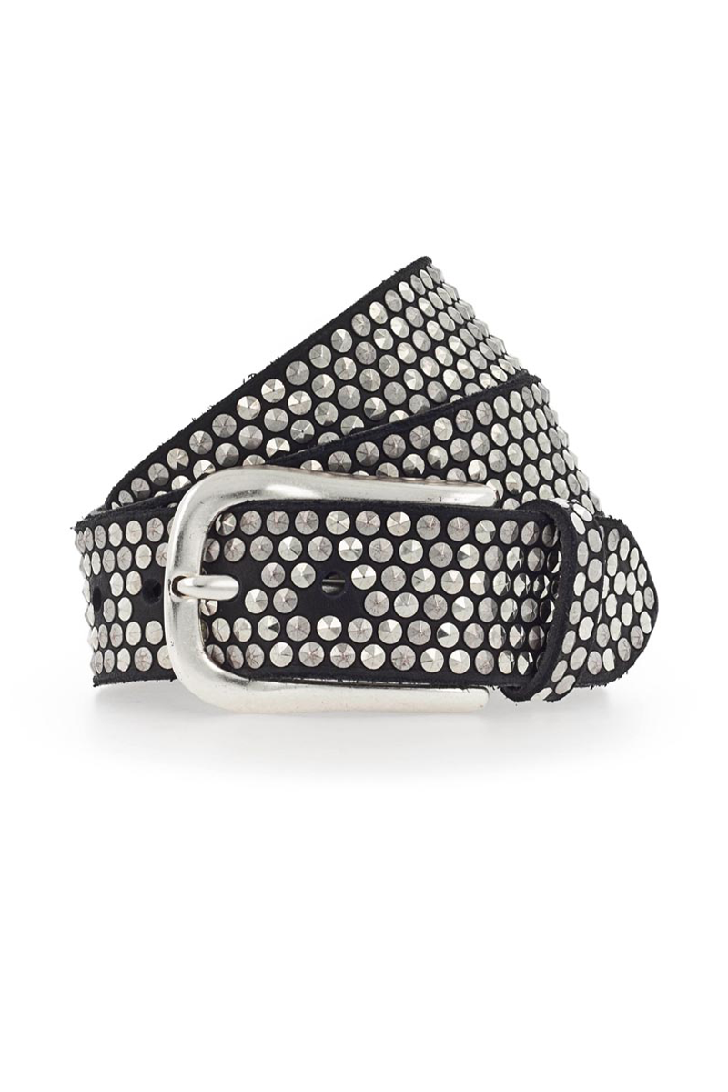 B.BELTS Gürtel mit Nieten "ZOE Silber" von B.BELT