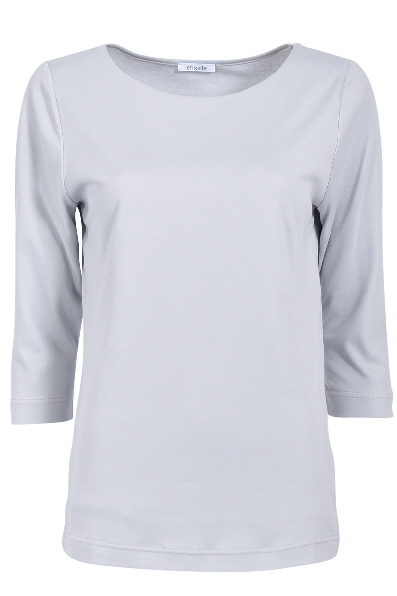 EFIXELLE Baumwollshirt mit U-Boot-Ausschnitt von EFIXELLE