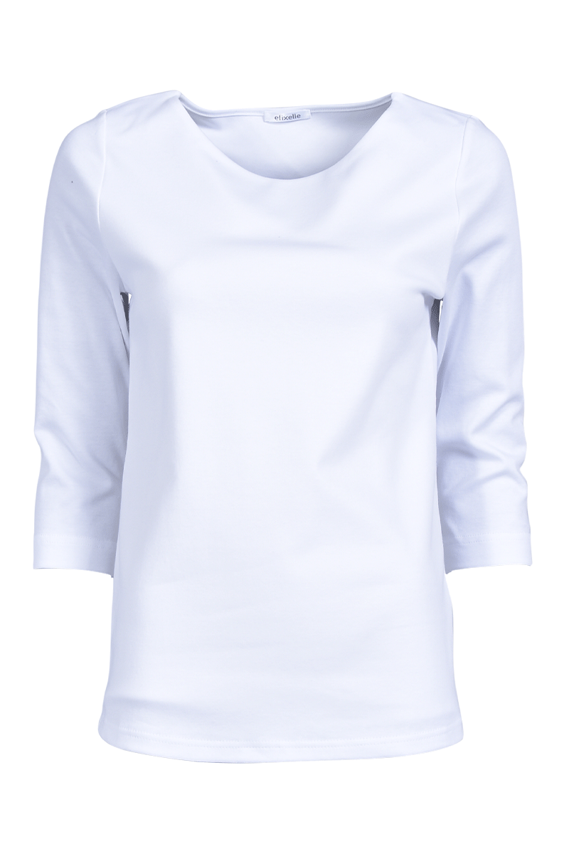 EFIXELLE Baumwollshirt mit U-Boot-Ausschnitt von EFIXELLE