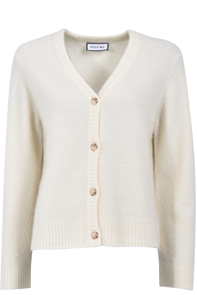 INSIEME Bouclé-Cardigan mit verkürzten Ärmeln von INSIEME