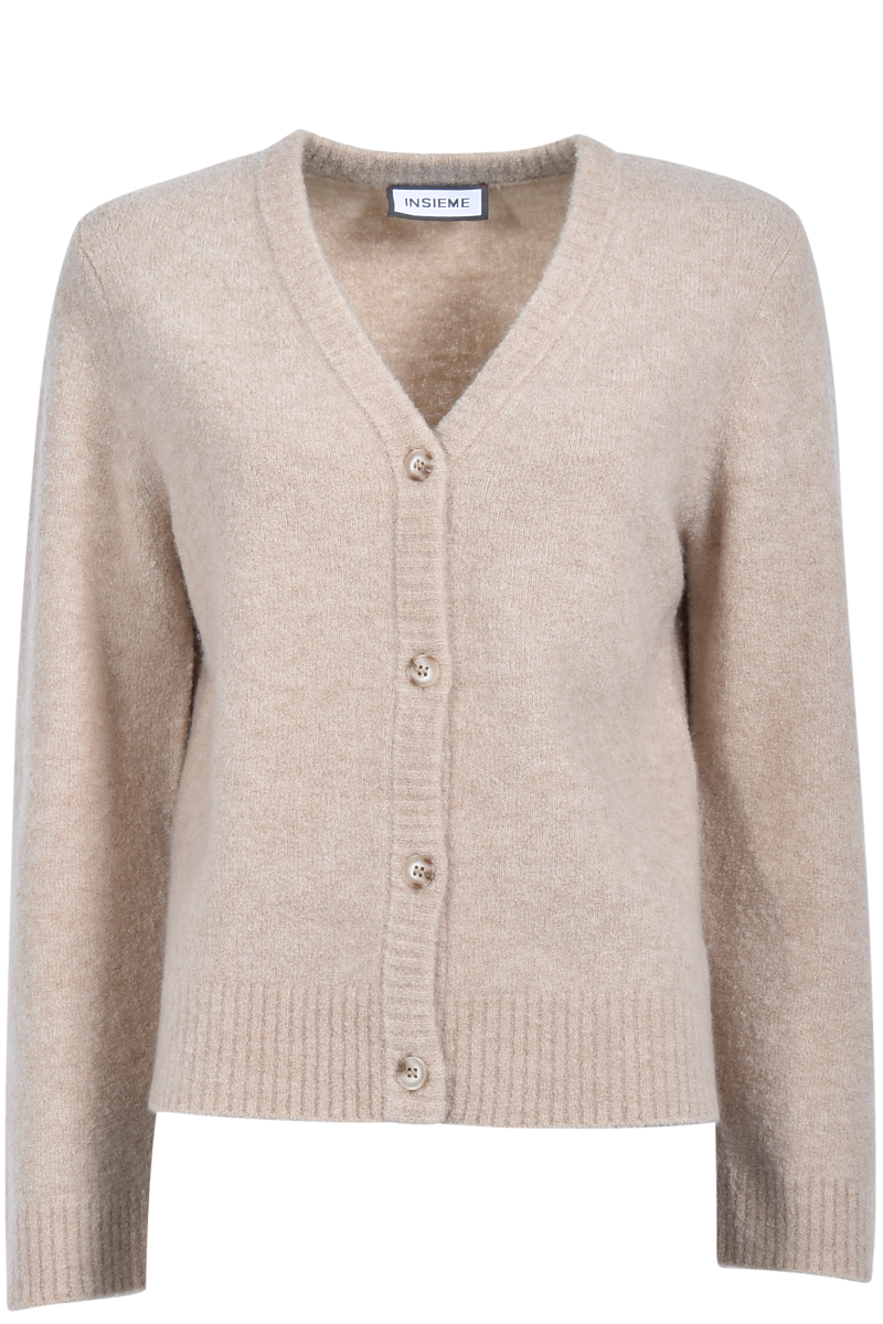 INSIEME Bouclé-Cardigan mit verkürzten Ärmeln von INSIEME