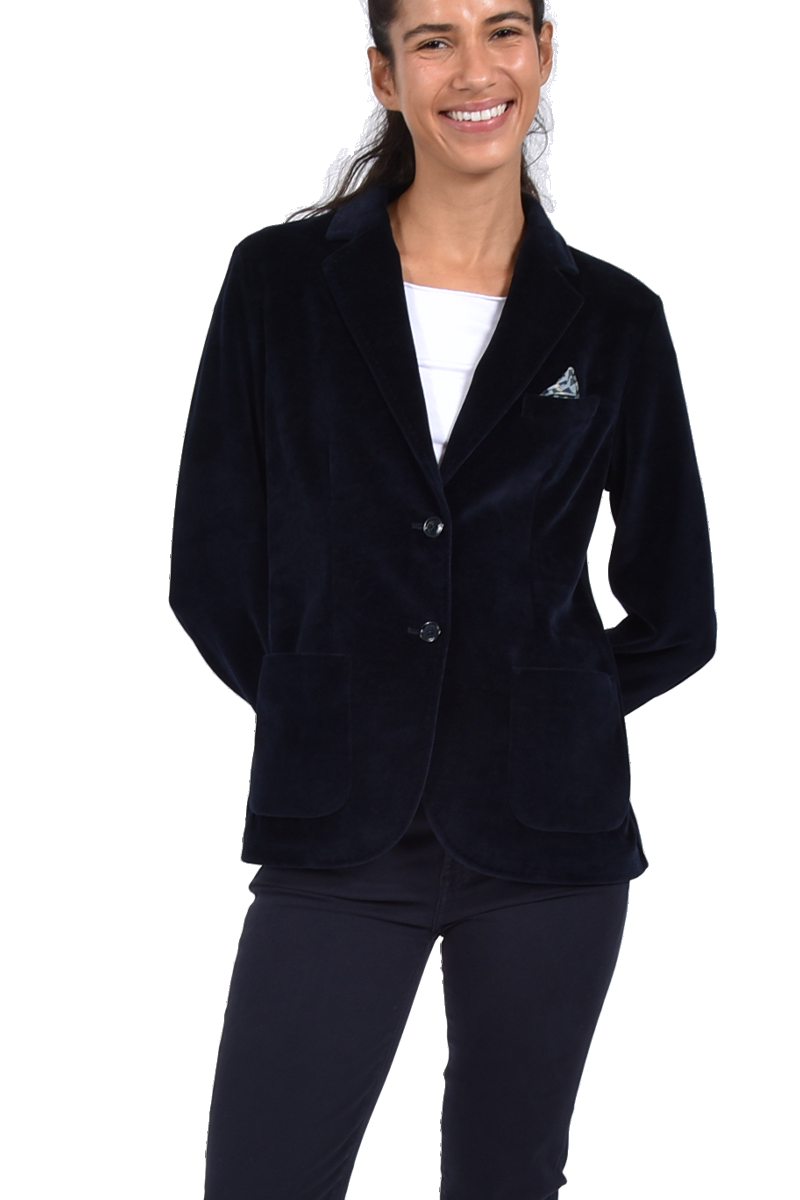 CIRCOLO Blazer Aus Samtstretch Von CIRCOLO