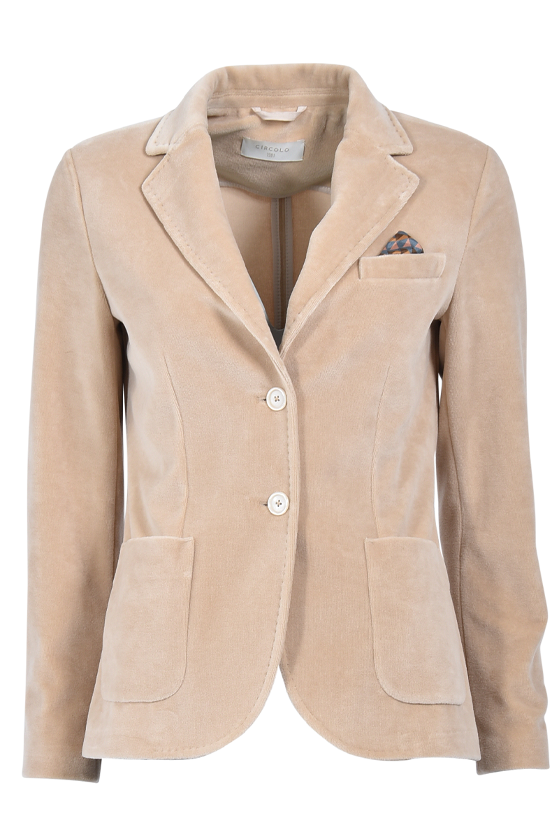 CIRCOLO Blazer aus Samtstretch von CIRCOLO