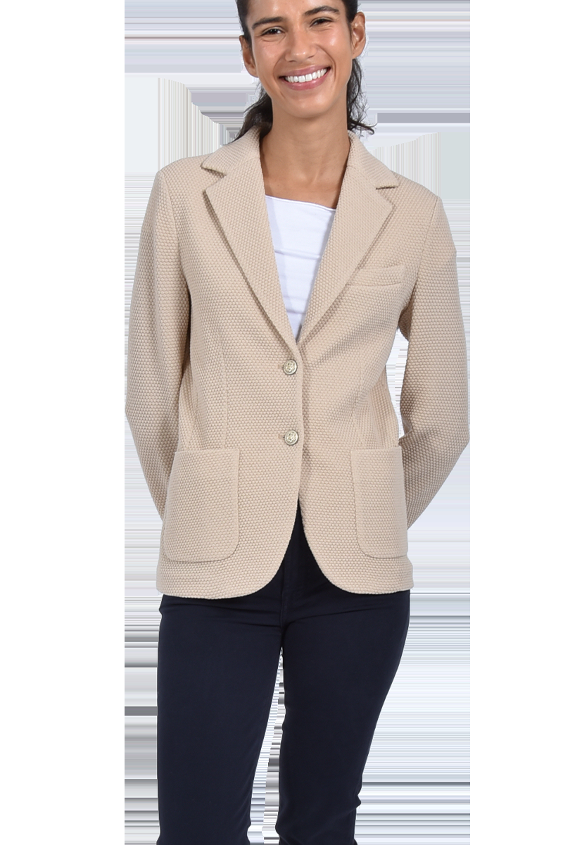 CIRCOLO Wollblazer Mit Wabenmuster Von CIRCOLO