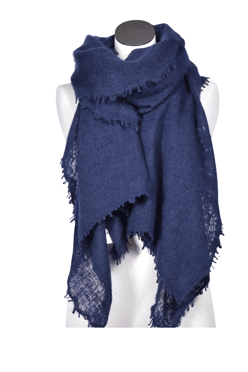 PUR SCHOEN Edles Cashmere-Tuch von PUR SCHOEN, Marine