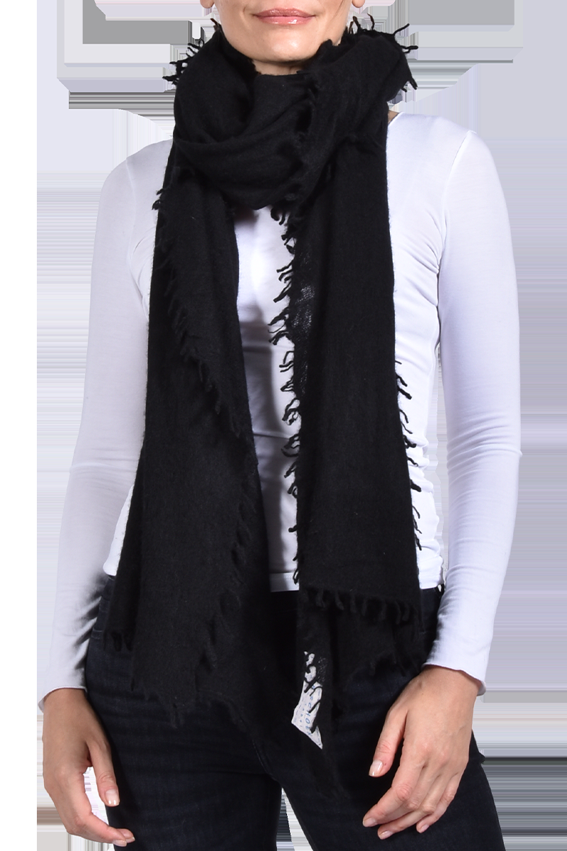 PUR SCHOEN Edles Cashmere-Tuch Von PUR SCHOEN, Schwarz