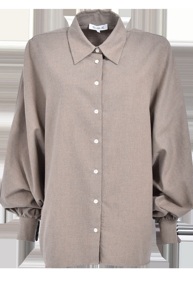 SOSUE Flanell-Bluse "Antonia" mit Fledermausärmeln von SOSUE