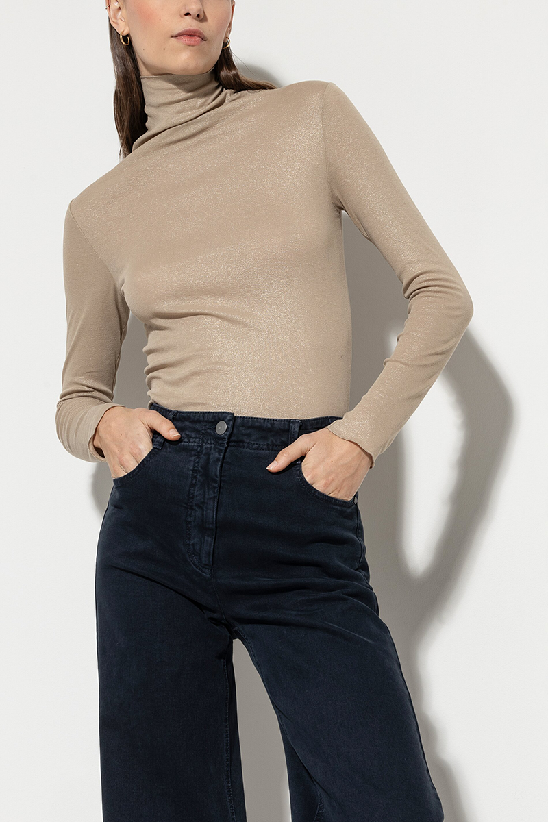 LUISA CERANO Glitter-Rollkragenshirt Von LUISA CERANO