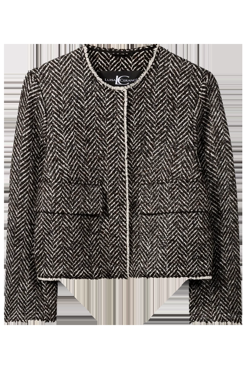 LUISA CERANO Jacke in Fischgrat-Tweed von LUISA CERANO