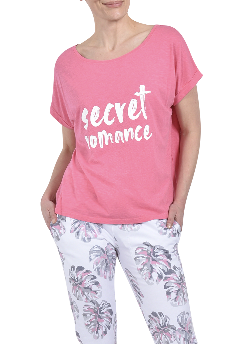 JUVIA Boxy-Shirt "Luca" Mit Druck Von JUVIA