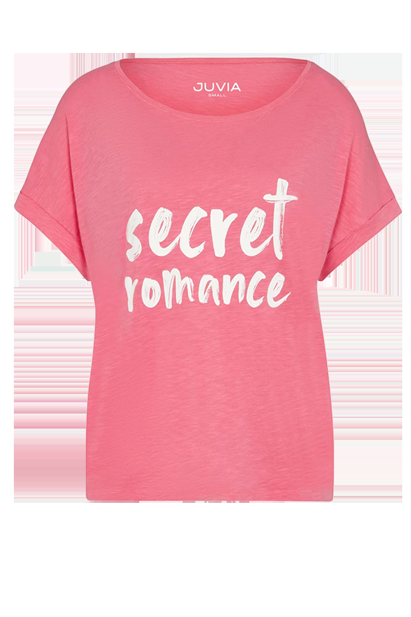 JUVIA Boxy-Shirt "Luca" mit Druck von JUVIA