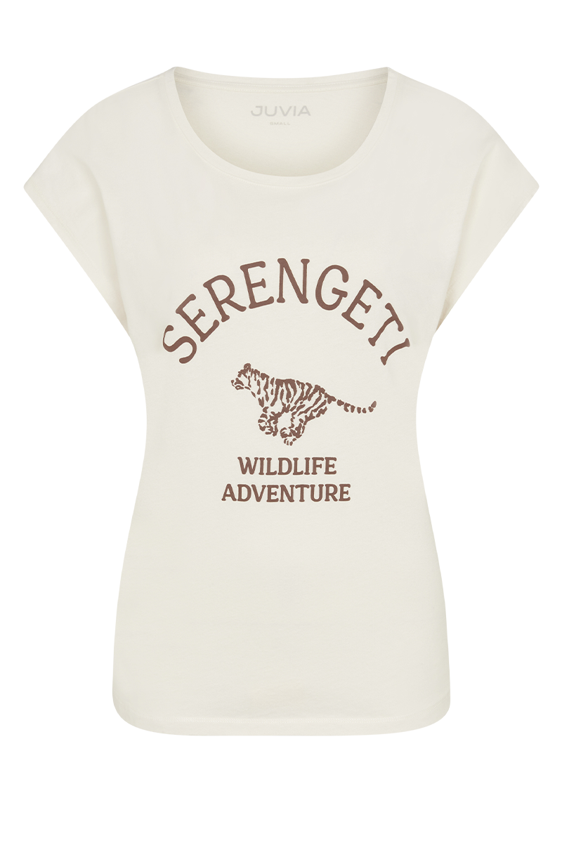 JUVIA T-Shirt "Sara" mit Druck von JUVIA