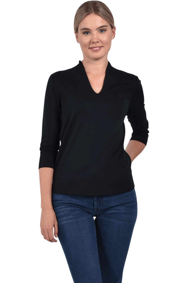 EFIXELLE Kelchkragenshirt Aus Baumwolle Von EFIXELLE