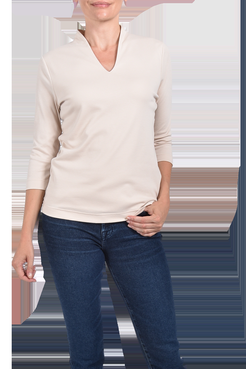 EFIXELLE Kelchkragenshirt Aus Baumwolle Von EFIXELLE