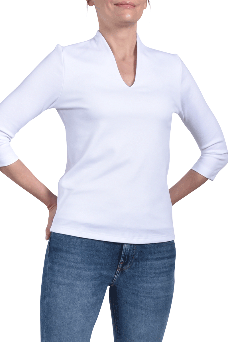 EFIXELLE Kelchkragenshirt Aus Baumwolle Von EFIXELLE