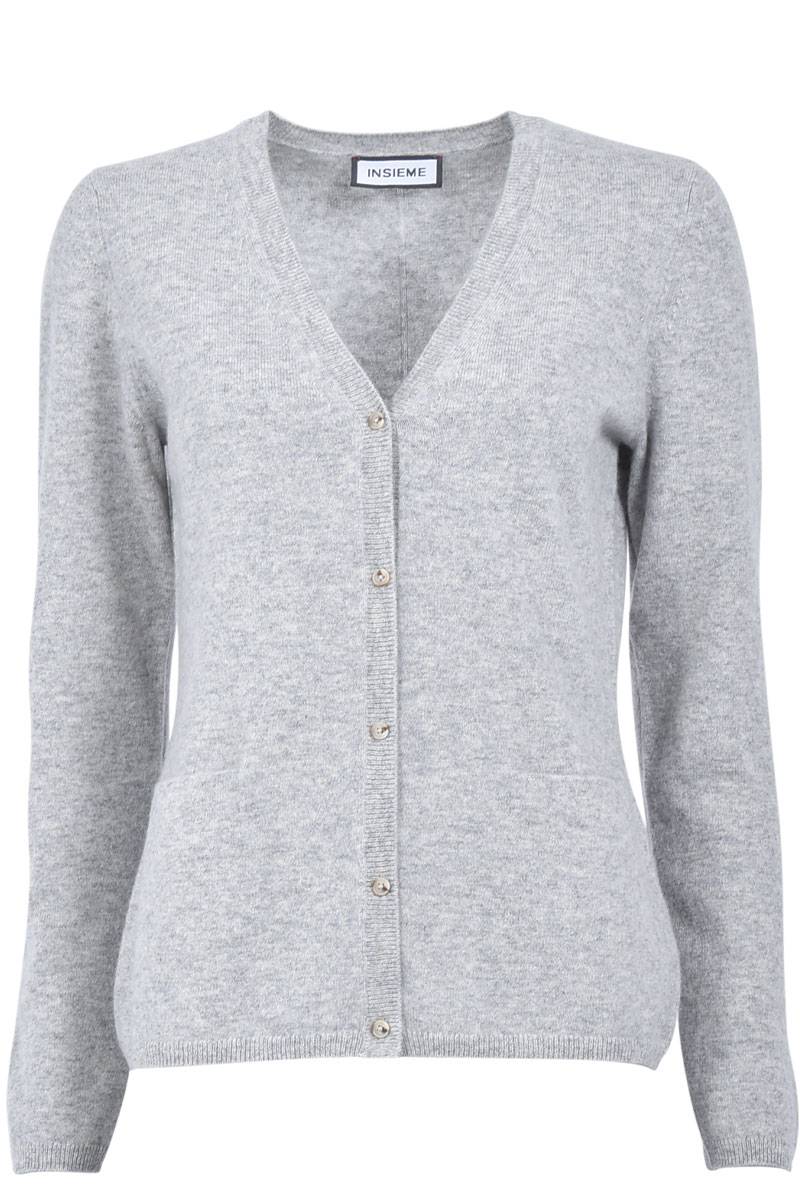 INSIEME Klassischer Cardigan aus 100% Kaschmir von Insieme
