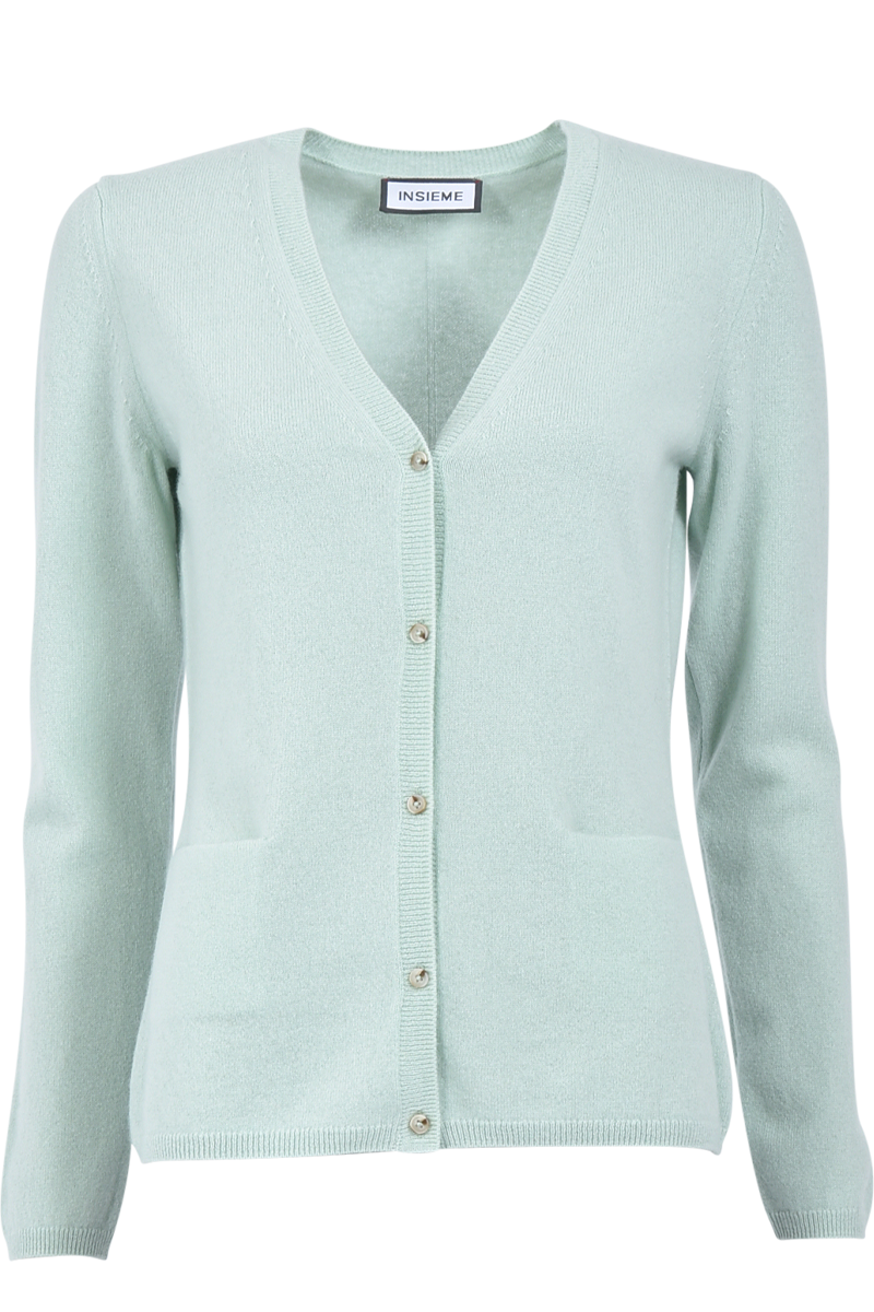 INSIEME Klassischer Cardigan aus 100% Kaschmir von Insieme