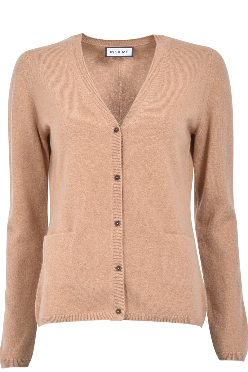 INSIEME Klassischer Cardigan aus 100% Kaschmir von Insieme