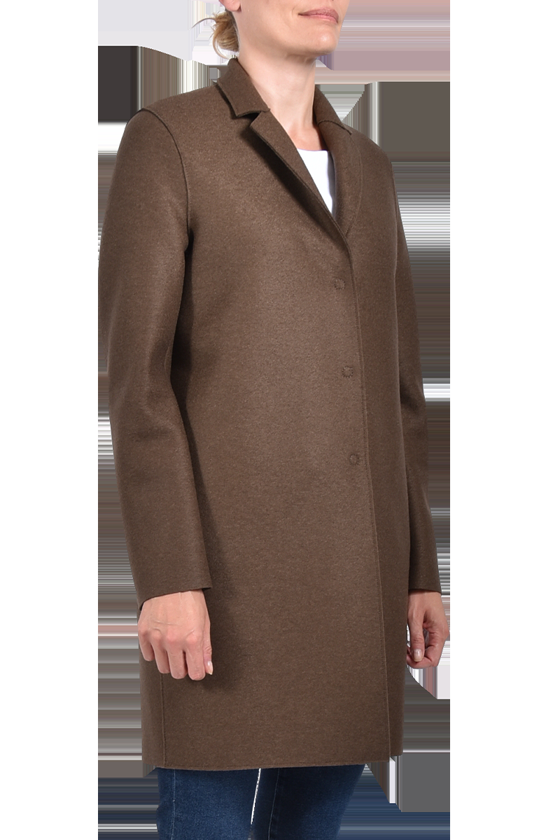 HARRIS WHARF Leichter Eggshape-Mantel "A1301-MLK" Von HARRIS WHARF