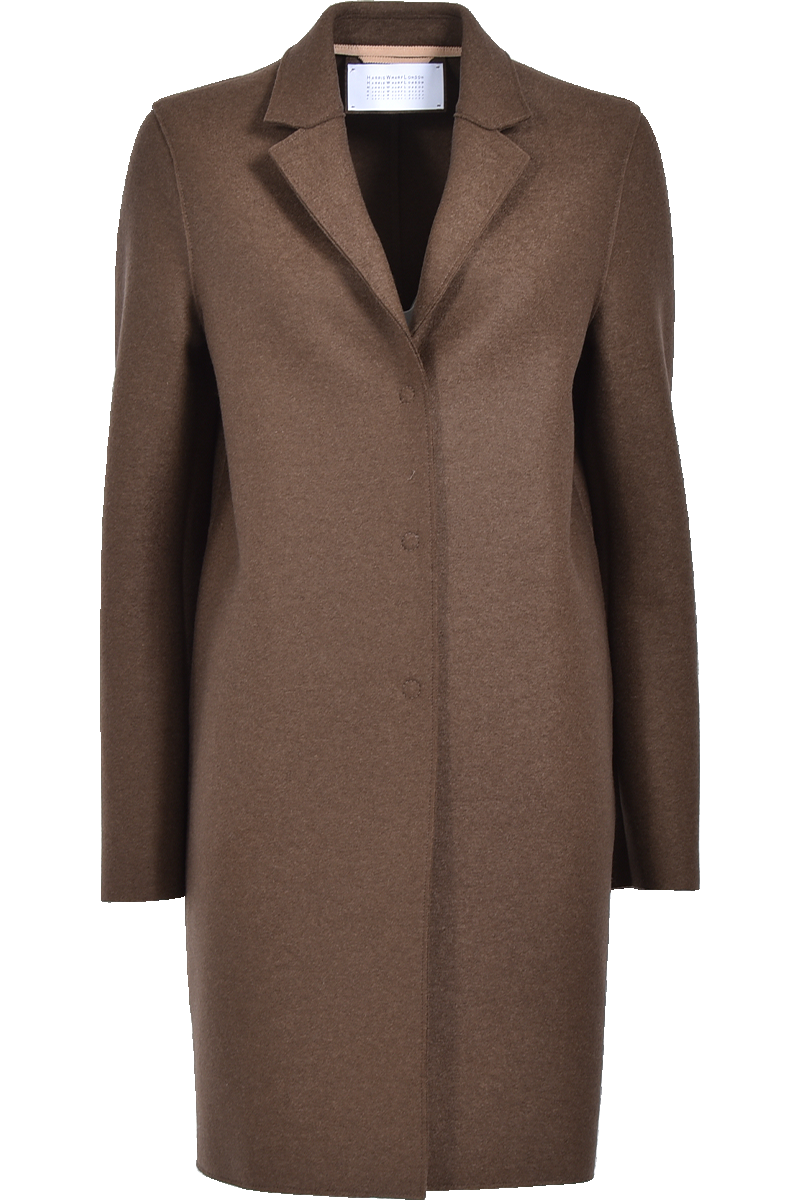 HARRIS WHARF Leichter Eggshape-Mantel "A1301-MLK" von HARRIS WHARF