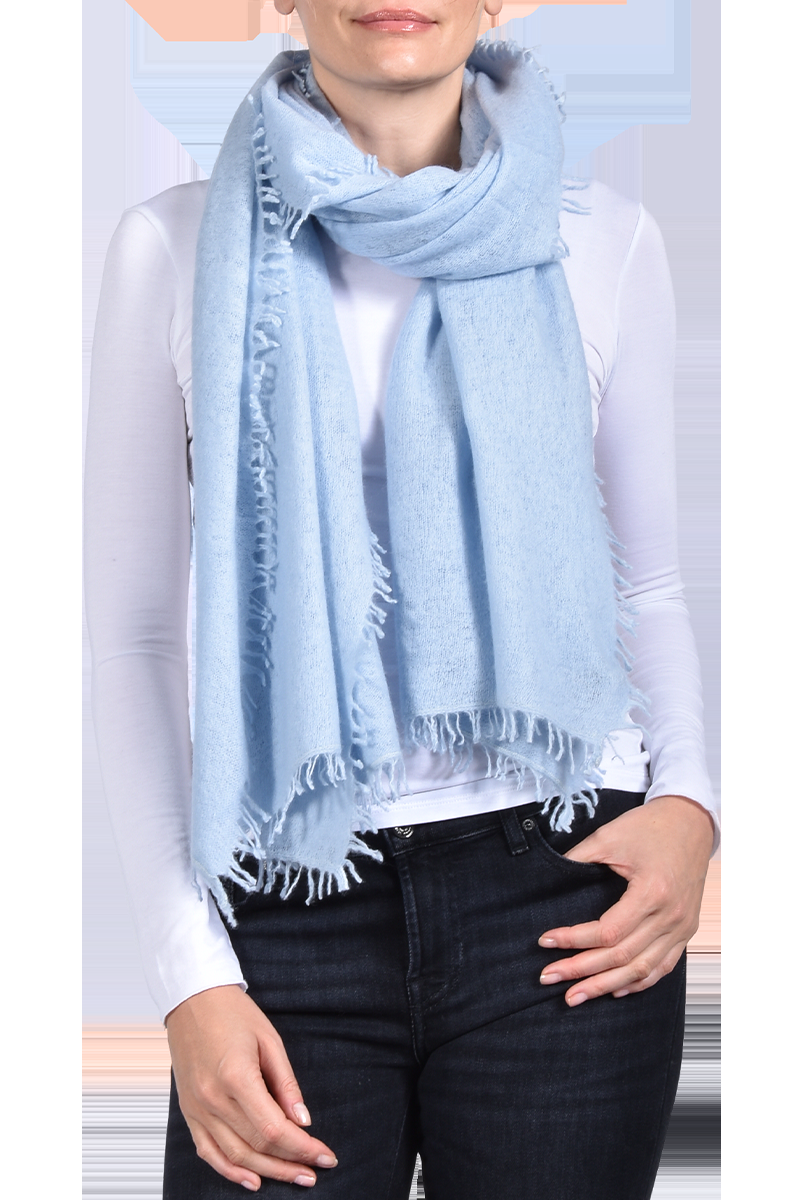 PUR SCHOEN Edles Cashmere-Tuch Von PUR SCHOEN, Bleu