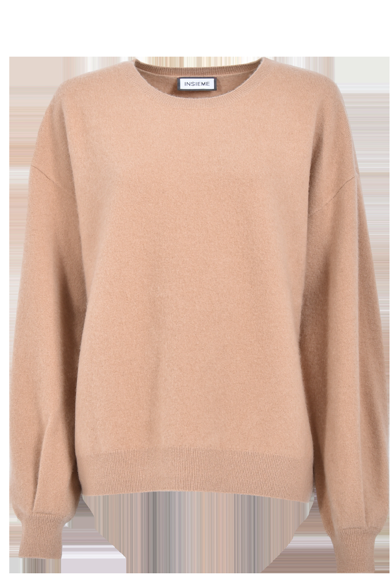INSIEME Rundhalspullover mit weitem Ärmel von INSIEME