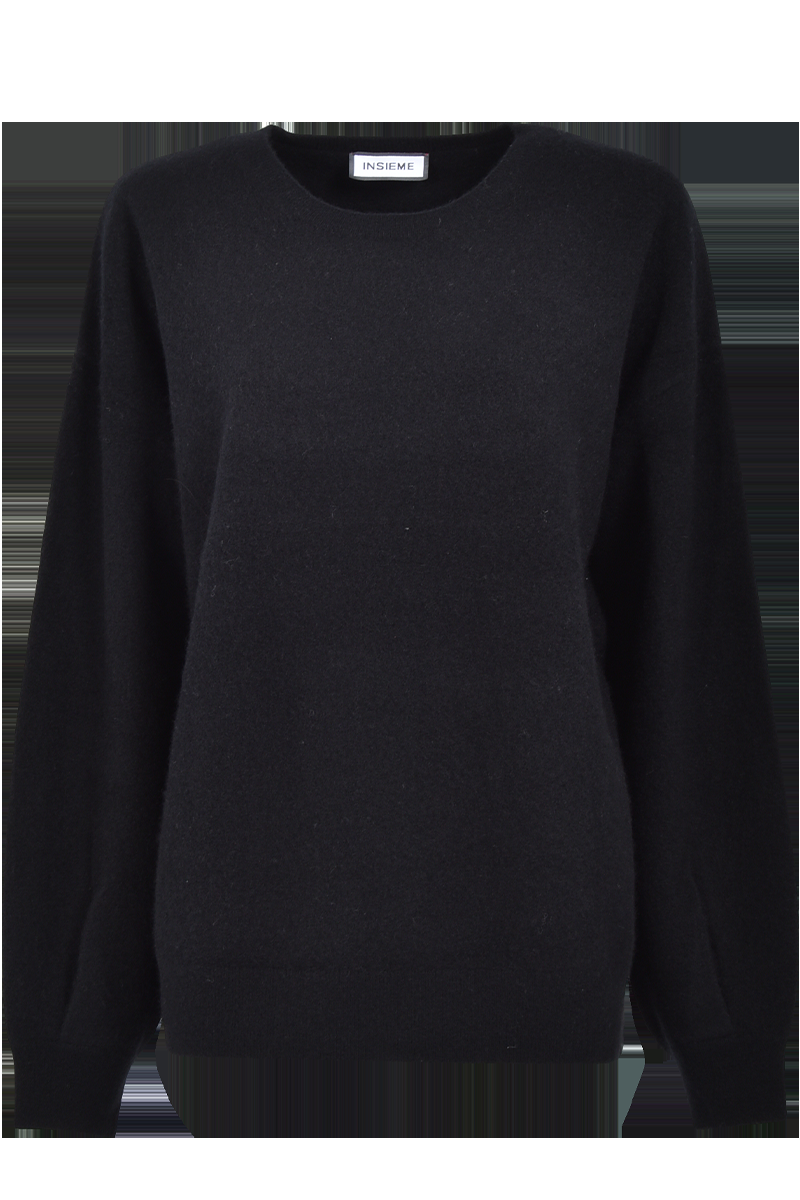 INSIEME Rundhalspullover mit weitem Ärmel von INSIEME