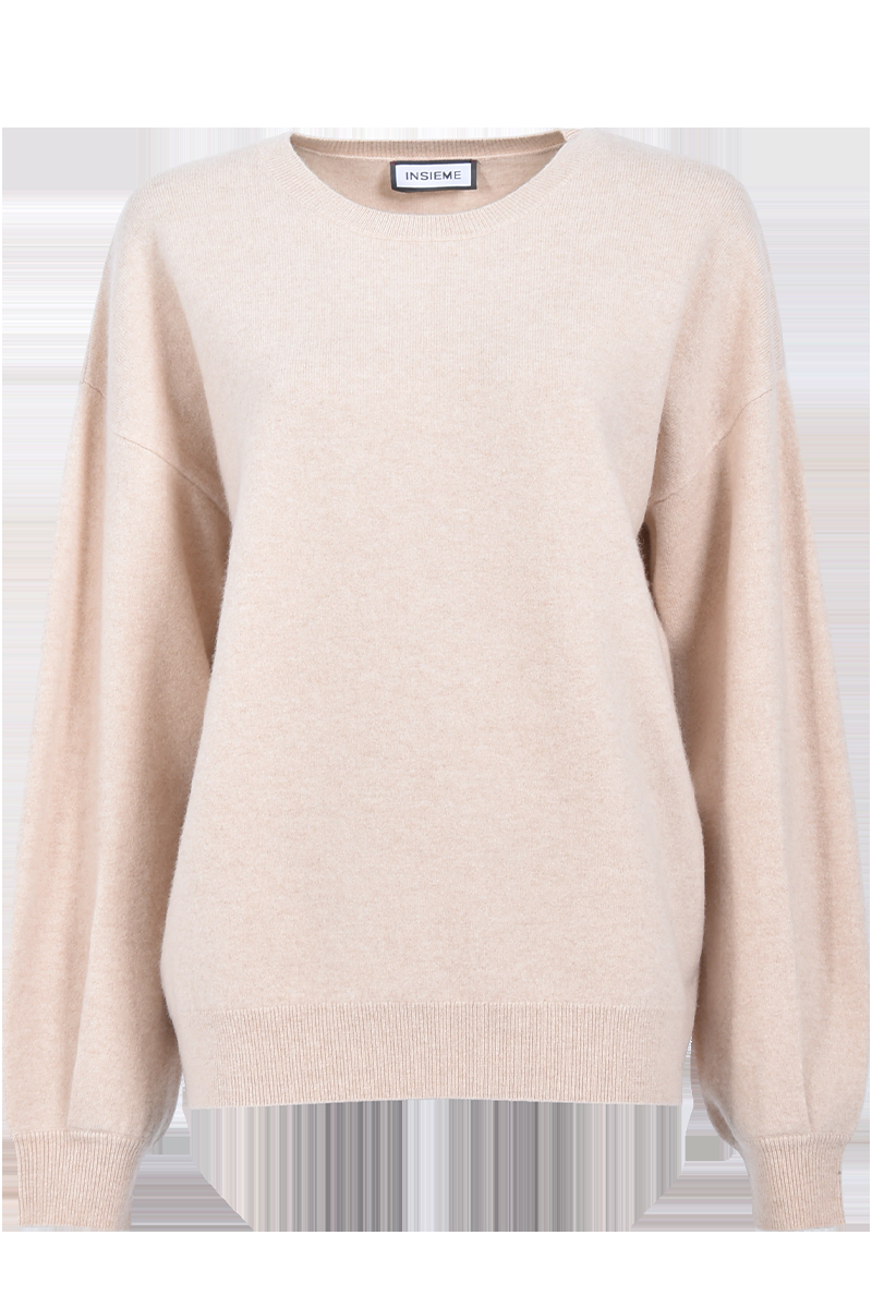INSIEME Rundhalspullover mit weitem Ärmel von INSIEME