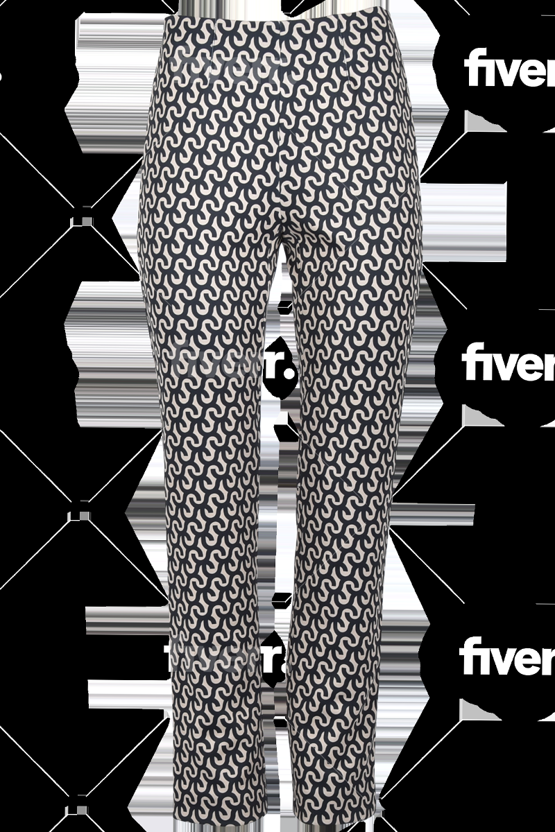 Seductive Schlupf-Hose "Cindessa" mit Muster von SEDUCTIVE