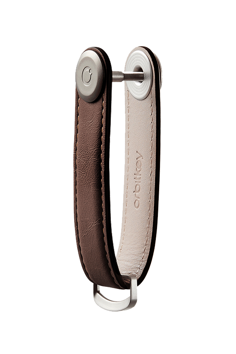 ORBITKEY Schlüsselorganisator Aus Leder „Orbitkey 2.0“, Mokka