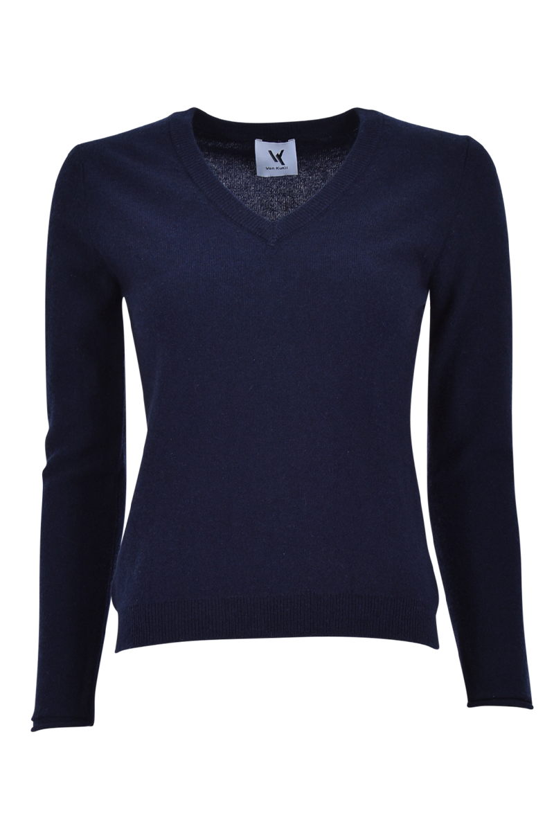 VAN KUKIL V-Ausschnittpullover "Demeter" aus 100% Kaschmir von VAN KUKIL