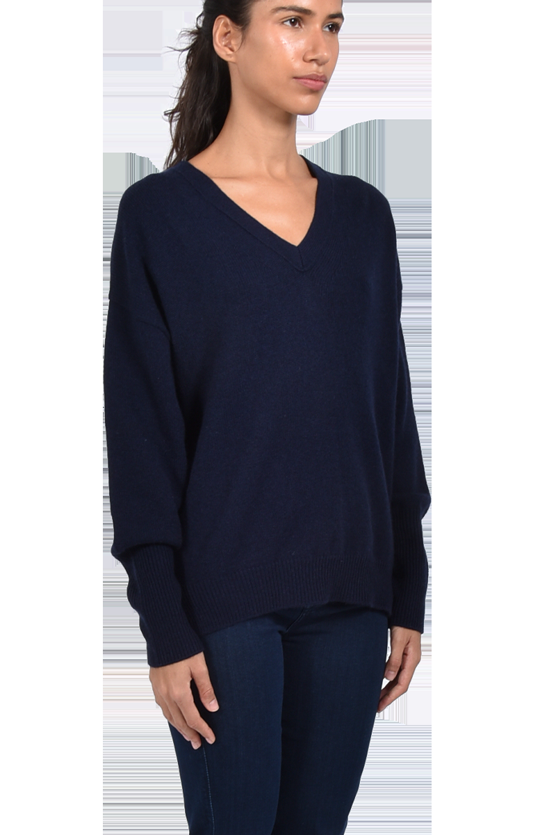 VAN KUKIL V-Ausschnittpullover "Paisley" Aus 100% Kaschmir Von VAN KUKIL