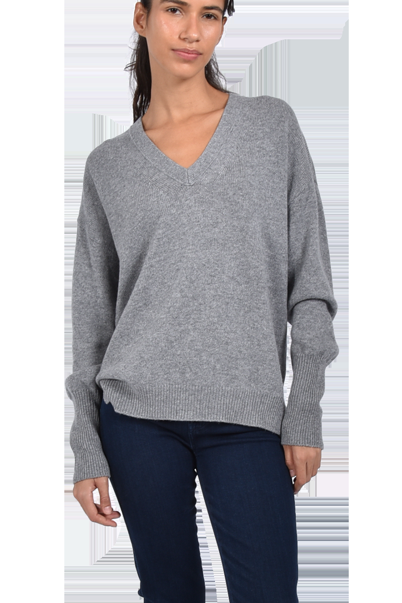 VAN KUKIL V-Ausschnittpullover "Paisley" Aus 100% Kaschmir Von VAN KUKIL