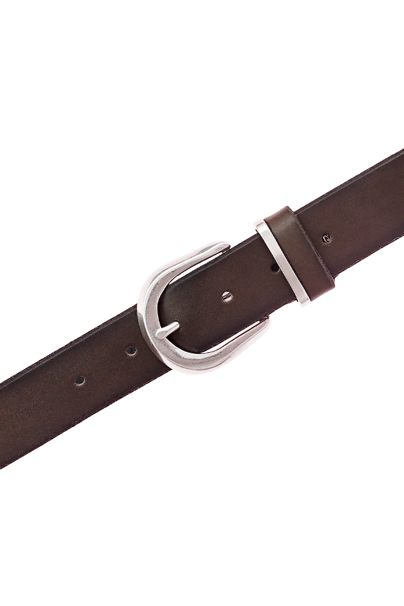 B.BELTS Volledergürtel Mit Metallschließe Von B.Belt