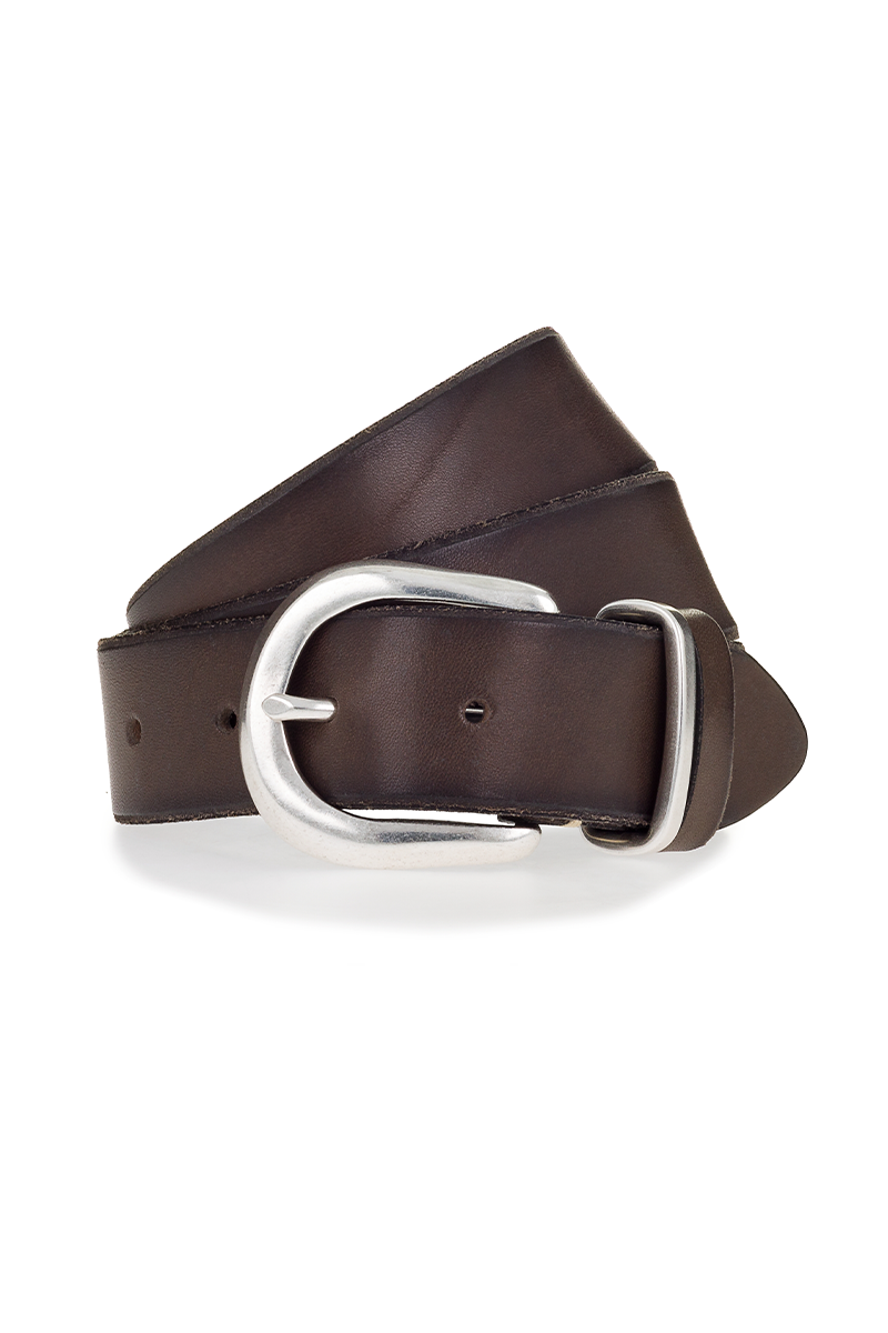 B.BELTS Volledergürtel mit Metallschließe von B.Belt