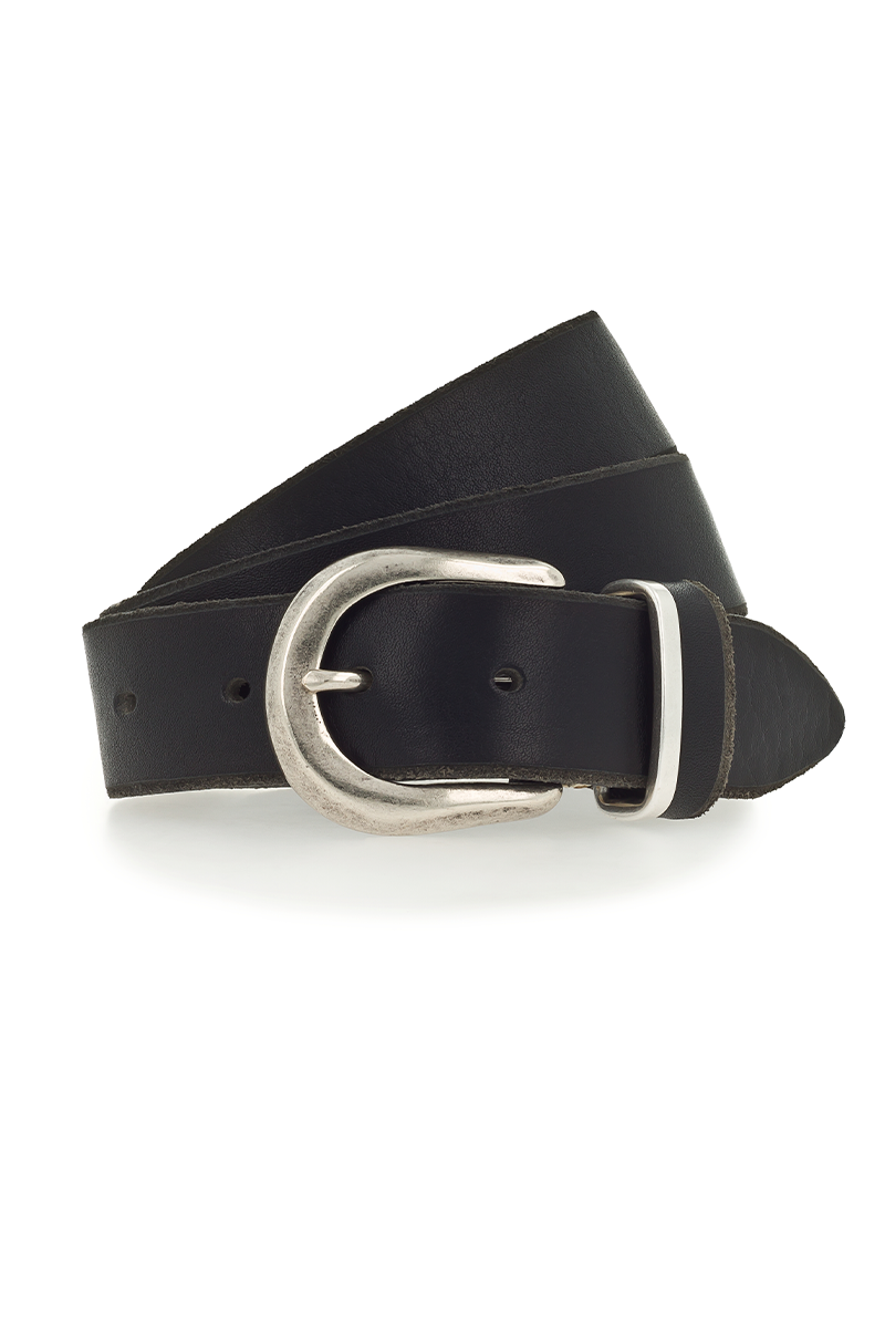 B.BELTS Volledergürtel mit Metallschließe von B.Belt