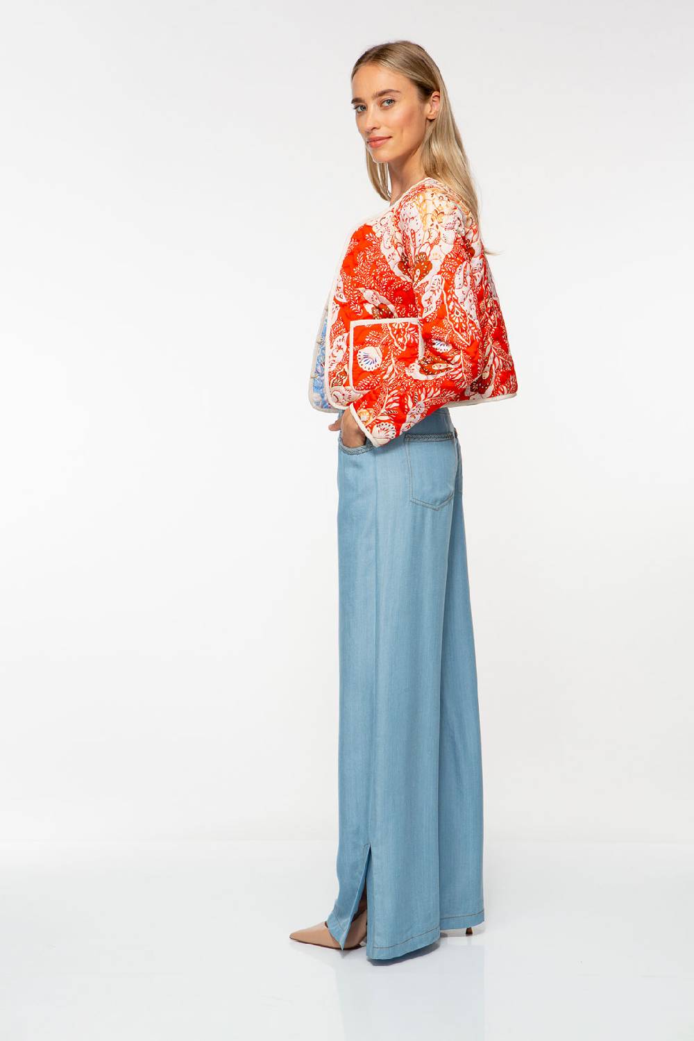 IVI GmbH AMBER Gesteppte Wendejacke Aus Seide Multicolor