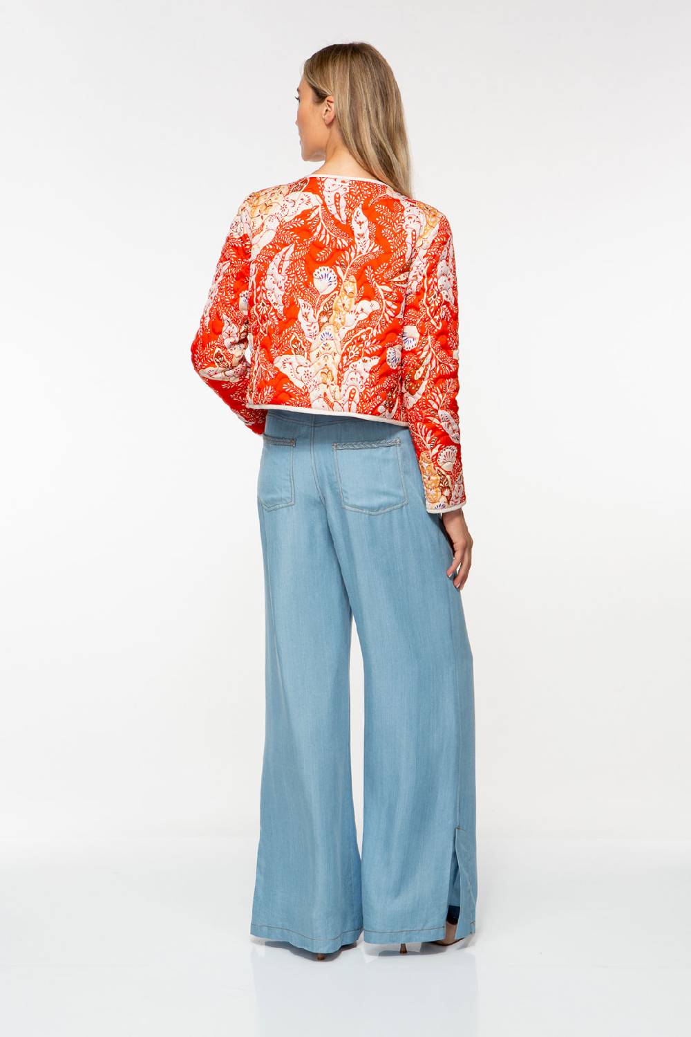 IVI GmbH AMBER Gesteppte Wendejacke Aus Seide Multicolor