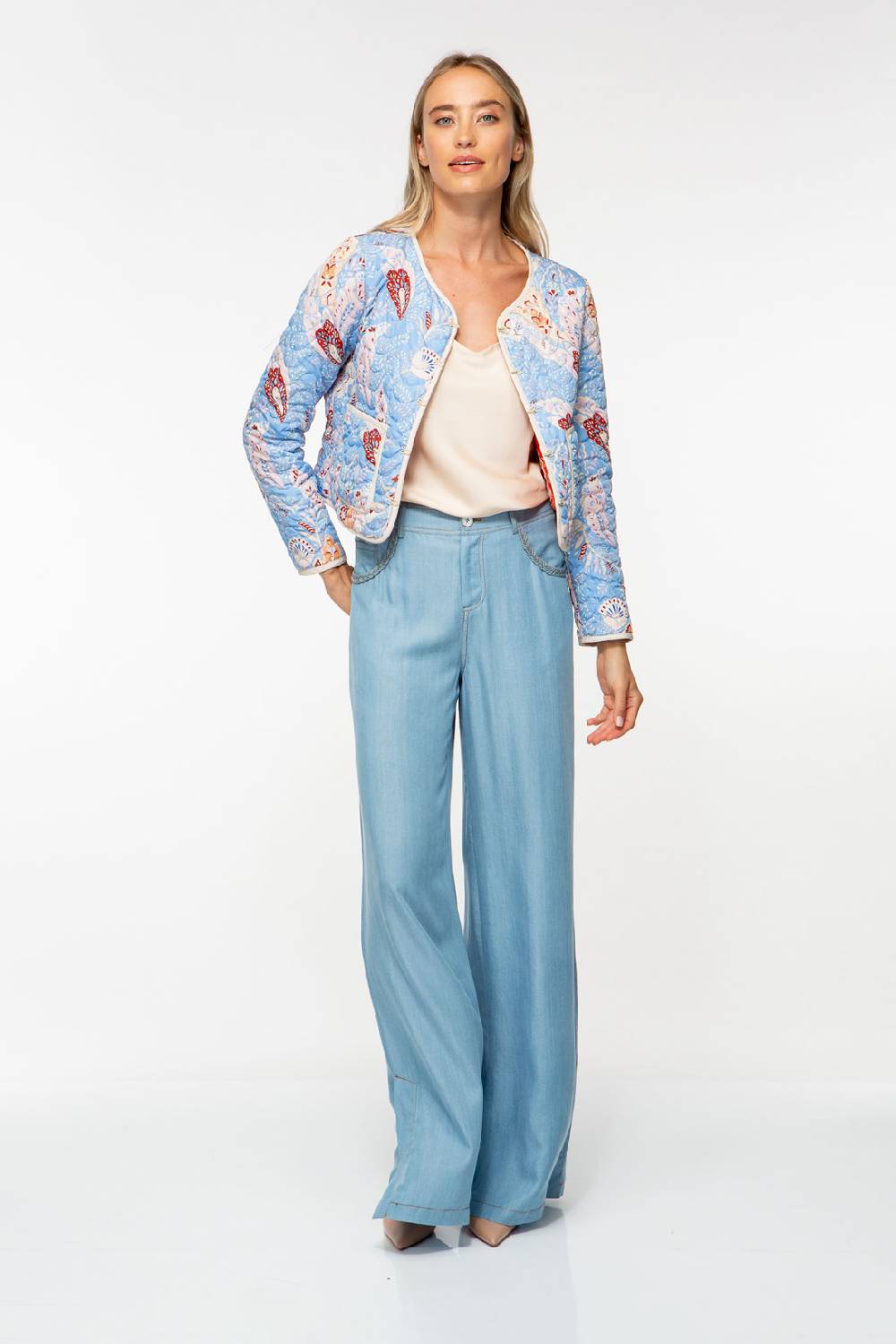 IVI GmbH AMBER Gesteppte Wendejacke Aus Seide Multicolor